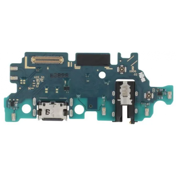 Flex Conector de Carga  de Carga Tipo C Con Micrófono Placa Auxiliar Samsung Galaxy A25 5G (Original)