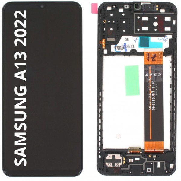 N224 Pantalla Completa Con Marco Para Samsung A13 2022 A137F Calidad Premium