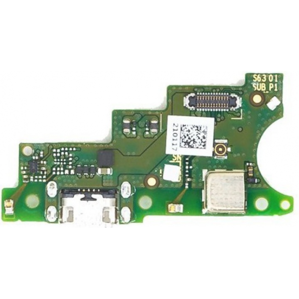 Flex Placa De Carga Micro UBS Con Micrófono Para Motorola Moto (E6i XT2053-5)
