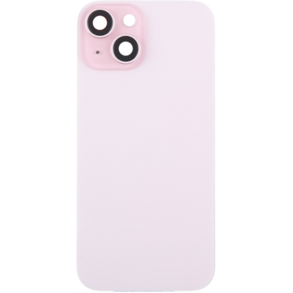 Tapa Trasera Con Lente De Cámara Y Soportes Metálicos Para iPhone 15