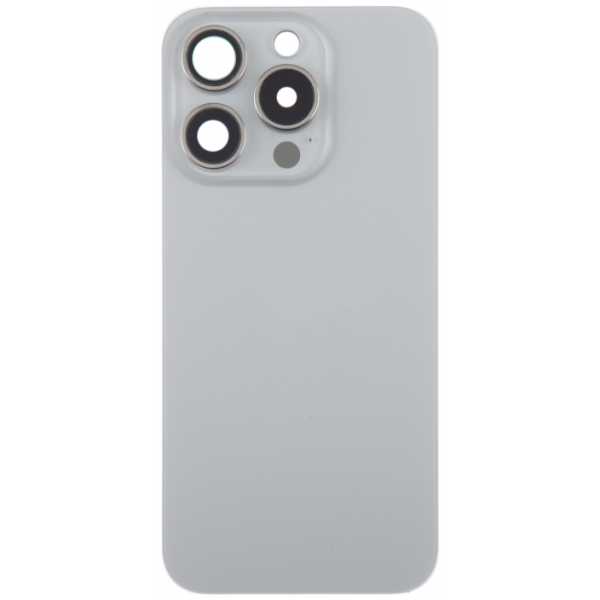 Tapa Trasera Con Lente De Cámara Y Soportes Metálicos Para IPHONE 15 PRO