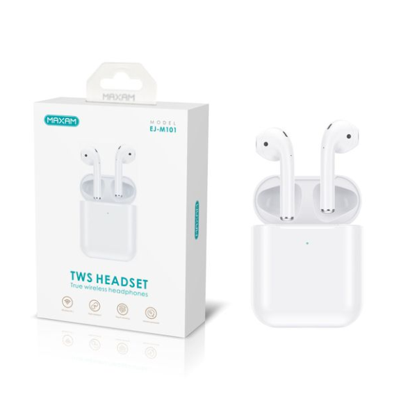 N142 Cascos Auricular Tipo Airpods Con Caja De Carga / EJ-M101 / MAXAM