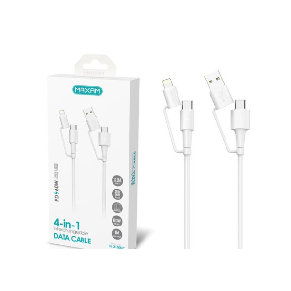 N272 SJ-3130UC Cable 4 En 1 Tipo C a USB Enchufe...