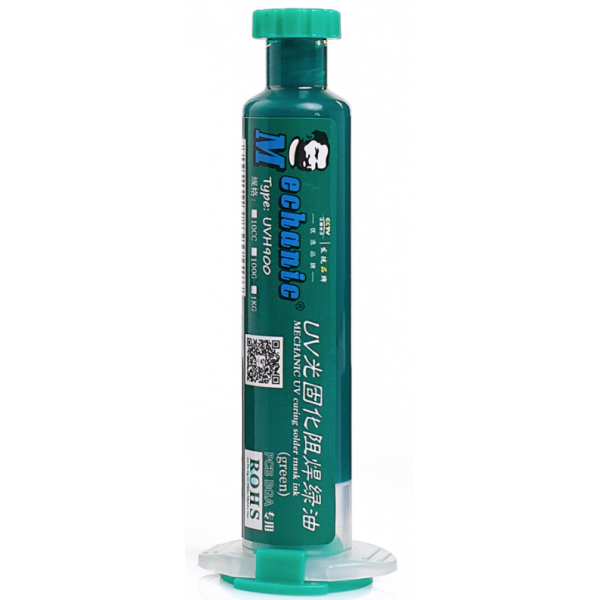 GY-UVH900 Pasta Verde Ultravioleta De Soldadura Mechanic 10 ml