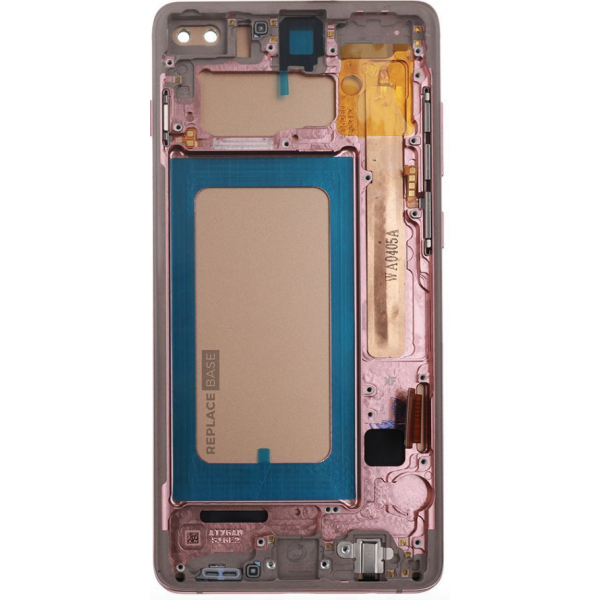 N109 Pantalla Completa Con Marco Original Para Samsung Galaxy S10 Plus / G975F - ROSA