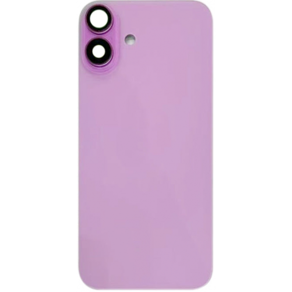Tapa Trasera Con Lente De Cámara Y Soportes Metálicos Para iPhone 16