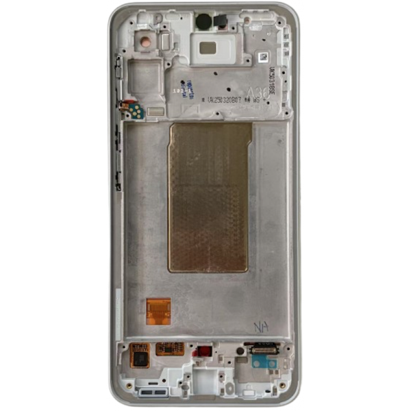 N243 Pantalla Completa Original LCD Y Táctil Con Marco Para SAMSUNG GALAXY A36 5G SM-A366 (PLATA)