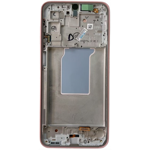 N247 Pantalla Completa Original LCD Y Táctil Con Marco Para Samsung Galaxy A26 5G / SM-A266 (ROSA)