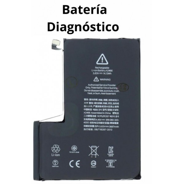 Bateria Diagnóstico Para iPhone 12 Pro Max Con Capacidad Aumentada Y Fácil
