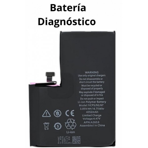 Bateria Diagnóstico Para iPhone 13 Pro Max Con Capacidad Aumentada Y Fácil