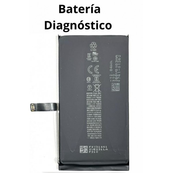 Bateria Diagnóstico Para iPhone 14 Con Capacidad Aumentada Y Fácil