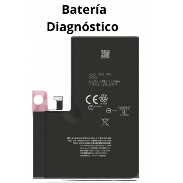 Bateria Diagnóstico Para iPhone 14 Pro Con Capacidad Aumentada Y Fácil