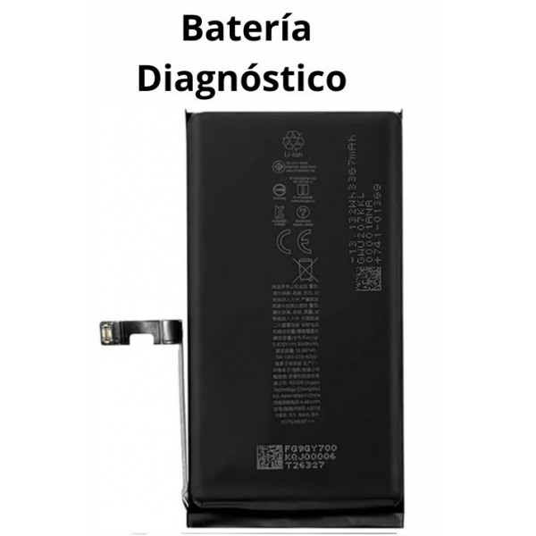 Bateria Diagnóstico Para iPhone 15 PLUS Con Capacidad Aumentada Y Fácil