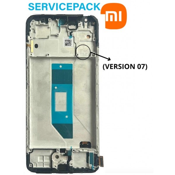 N216 Pantalla Completa LCD Y Táctil Original Con Marco Para Redmi Note 14 4G ( Version 07)