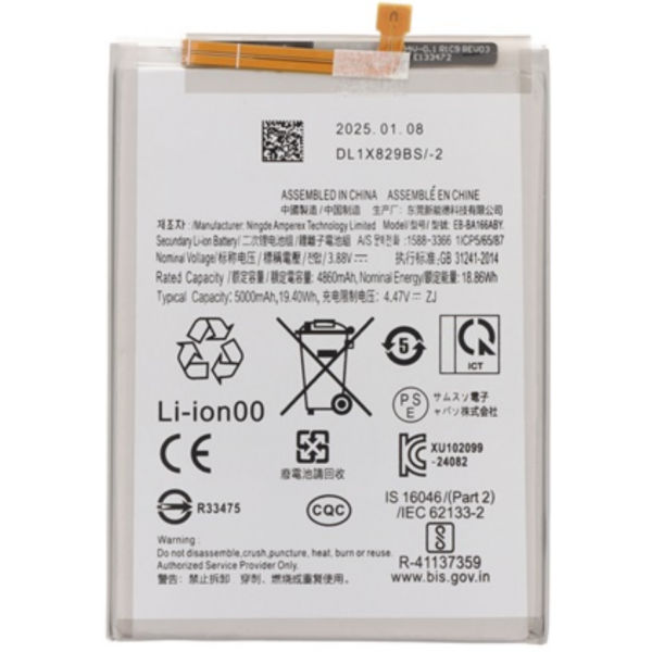 N49 Bateria Litio EB-BA166ABY Para Samsung Galaxy A16 5G / A26 5G De 4860mAh
