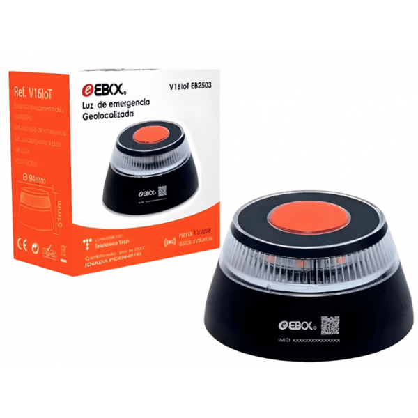 Luz de Emergencia Geolocalizada coches EBOX V16