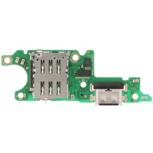 Flex Placa De Carga Tipo C Y Lector De Tarjeta SIM Para Honor Magic7 Lite / X9C