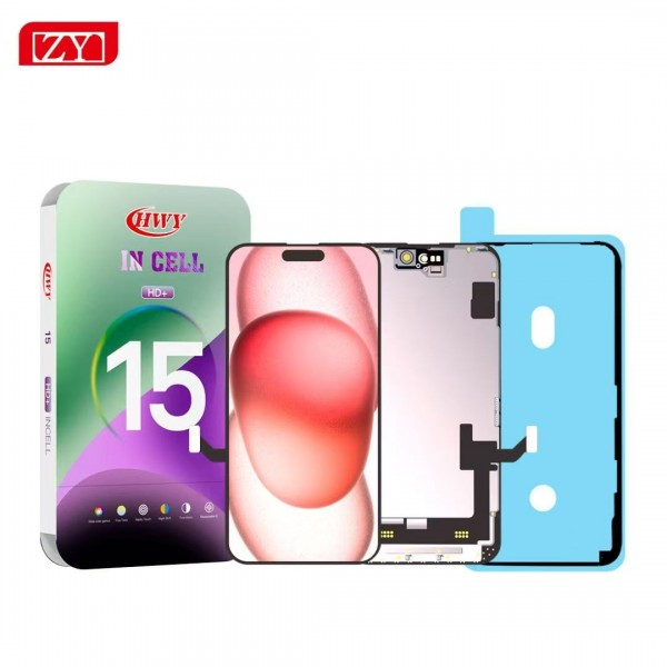Pantalla Completa ZY 720p HD+ INCELL Para iPhone 15