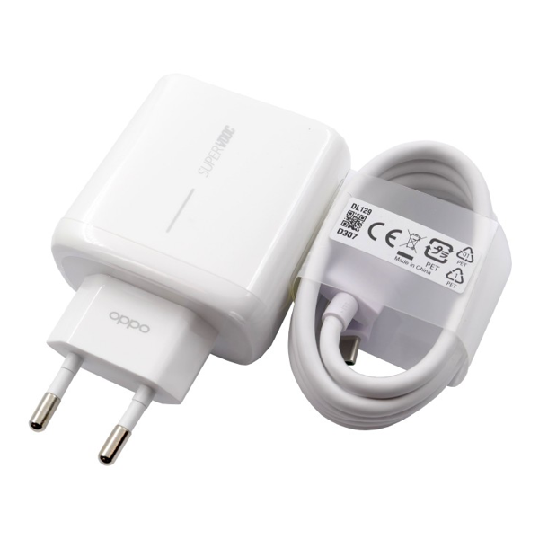Cargador Con Cable Tipo Rápido Original OPPO De 65W
