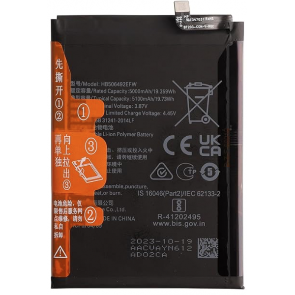 N361 Bateria Litio HB506492EFW Para Huawei Honor Magic 5...