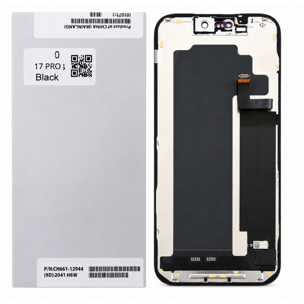 Pantalla Completa para iPhone 17 Pro (Service Pack) - Negro [Sin IC]