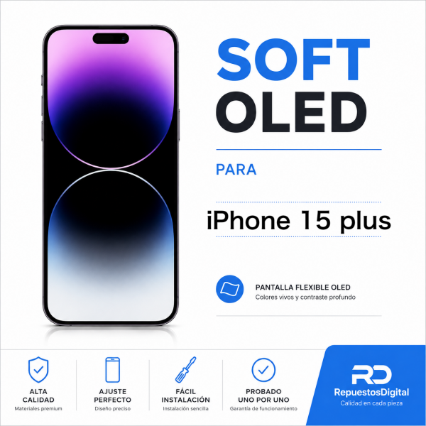 Pantalla OLED Flexible (Soft) IC Transferible para iPhone...