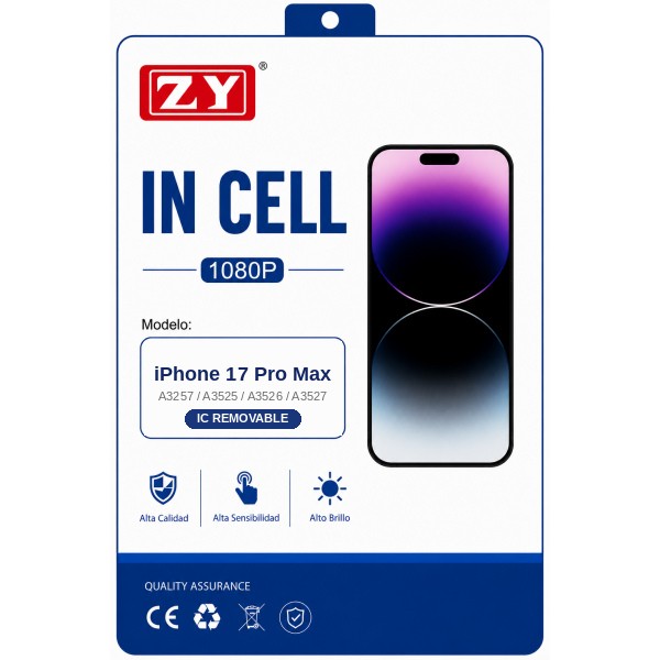 [N76] Pantalla Completa ZY FHD 1080p AAA, IC Removable...