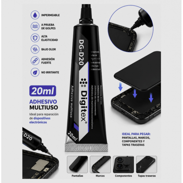 Pegamento Adhesivo Multiuso Digitex DG-D20 20...