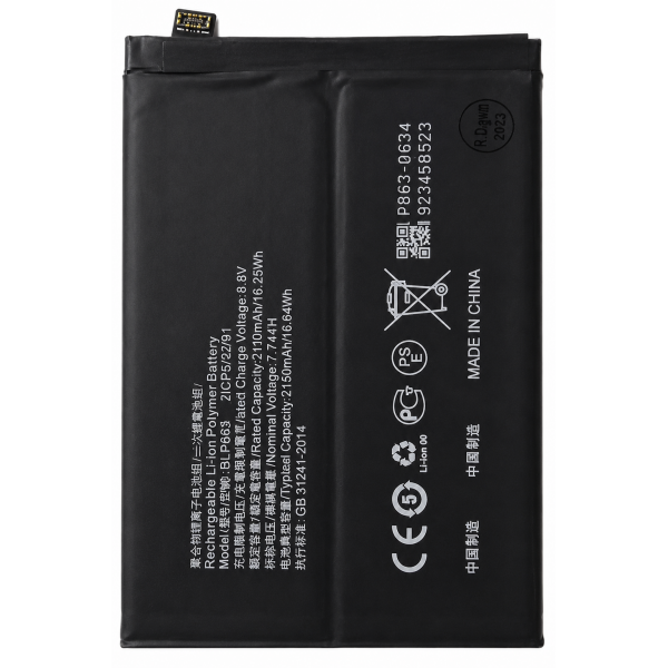 [B407] Bateria BLP863 para OPPO Reno 6 5G CPH2251 /...
