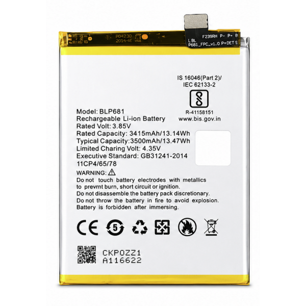 [B365] Bateria BLP681 y BLP683 Oppo R17 CPH1879...
