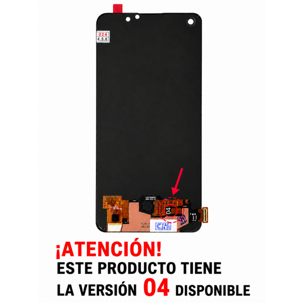 [O31.1] Pantalla Completa AMOLED Sin Marco para OPPO A74...