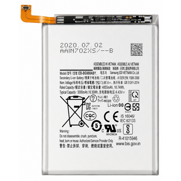 [B304.2] Batería EB-BG988ABY para Samsung Galaxy S20...