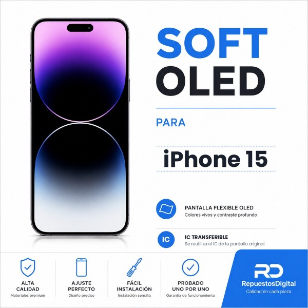 Pantalla OLED Flexible Soft IC Transferible...