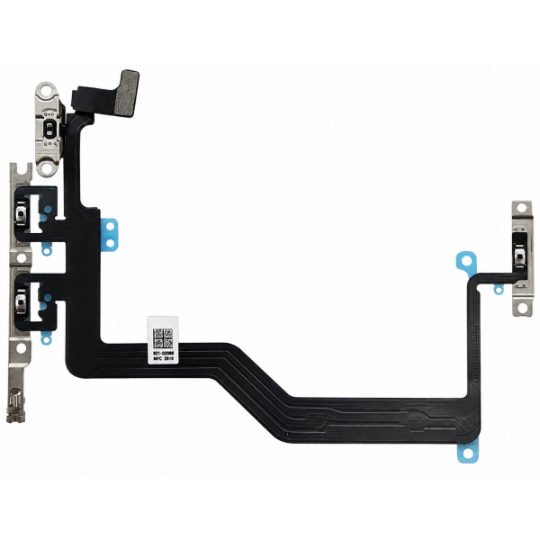 Flex Botão Ligar e Volume para iPhone 12 Pro Max A2342...