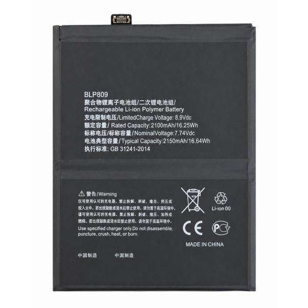 [B363] Batería Litio BLP809 4300mAh 16.64Wh para Realme...
