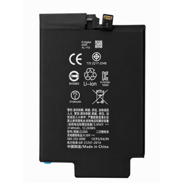 Batería de Repuesto 3.036 mAh con Adhesivos y Flex...