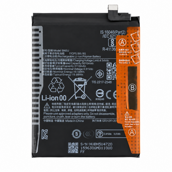 [B146] Batería BN5U 5.110 mAh para Xiaomi Redmi Note 14...