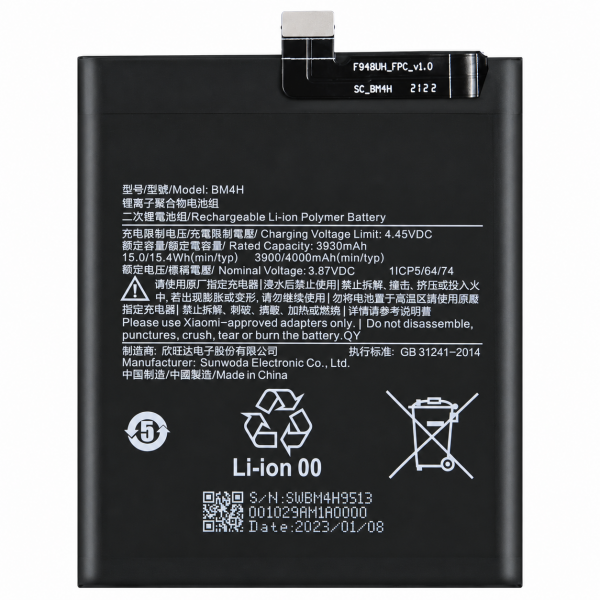 [B84] Batería BM4H 4.000 mAh para Xiaomi Mi 9...