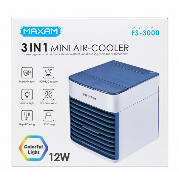 FS-3000 Mini Refrigerador / Aire Acondicionado De 12W Con... 2