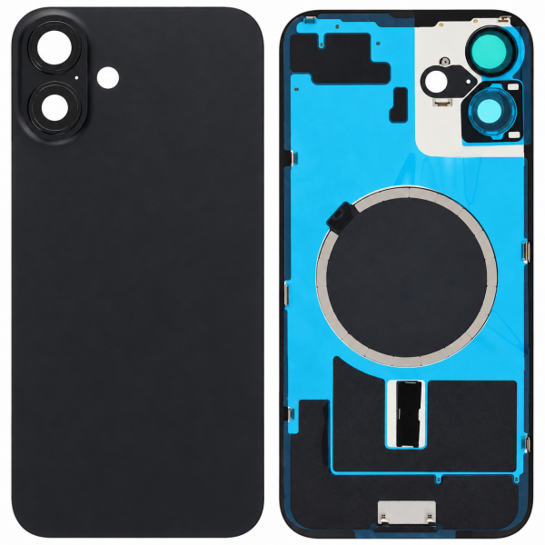 Tapa Trasera con Lente y Soportes iPhone 16 Plus