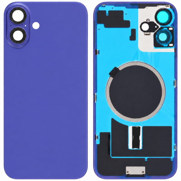 Tapa Trasera con Lente y Soportes iPhone 16 Plus