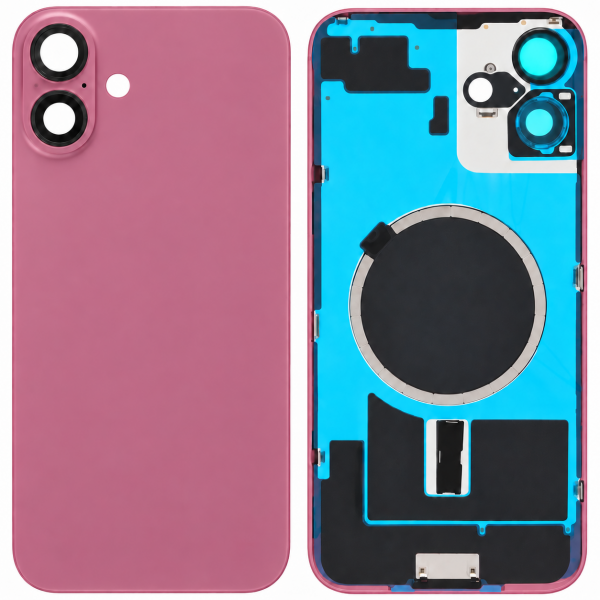 Tapa Trasera con Lente y Soportes iPhone 16 Plus