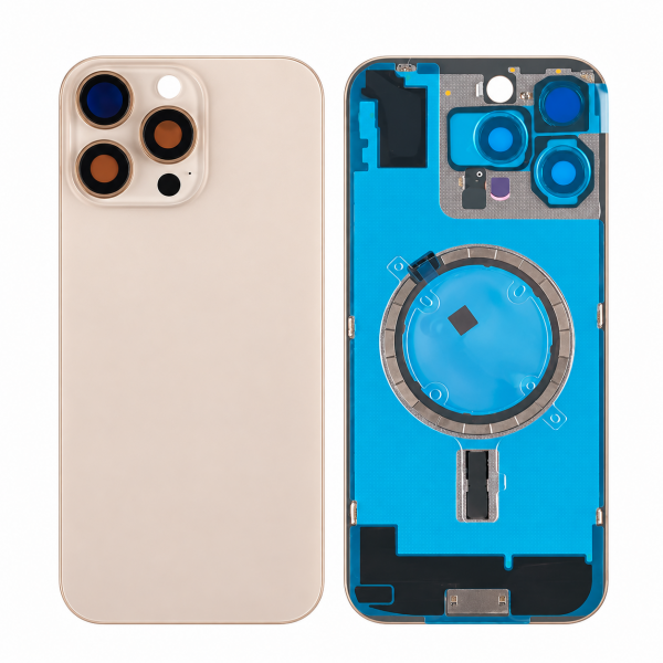 Tapa Trasera con Lente y Soportes iPhone 16 Pro
