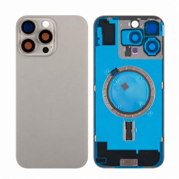 Tapa Trasera con Lente y Soportes iPhone 16 Pro