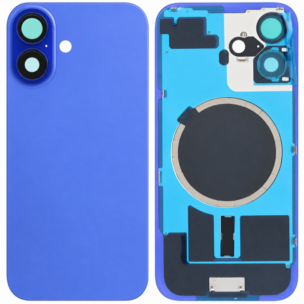 Tapa Trasera con Lente y Soportes iPhone 16