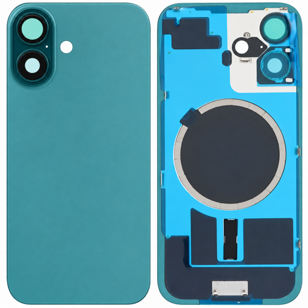 Tapa Trasera con Lente y Soportes iPhone 16
