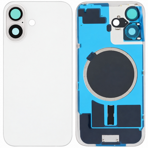Tapa Trasera con Lente y Soportes iPhone 16