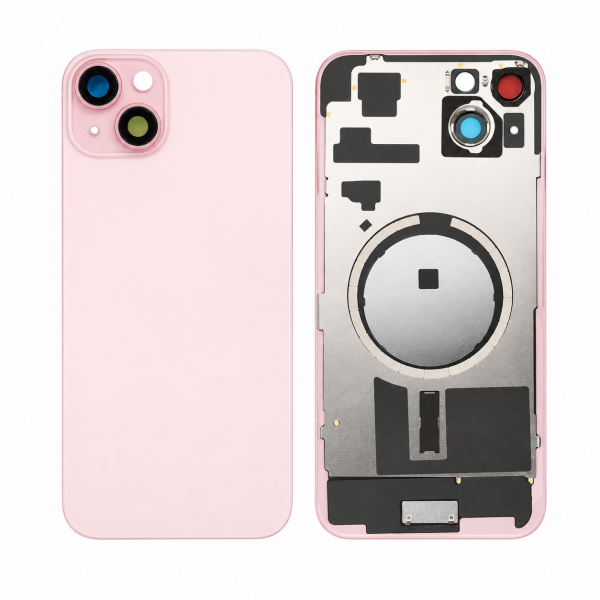Tapa Trasera con Lente y Soportes iPhone 15 Plus