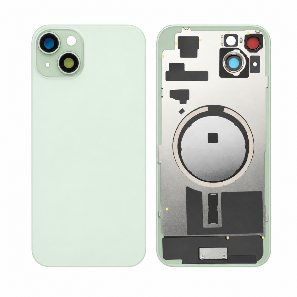 Tapa Trasera con Lente y Soportes iPhone 15 Plus