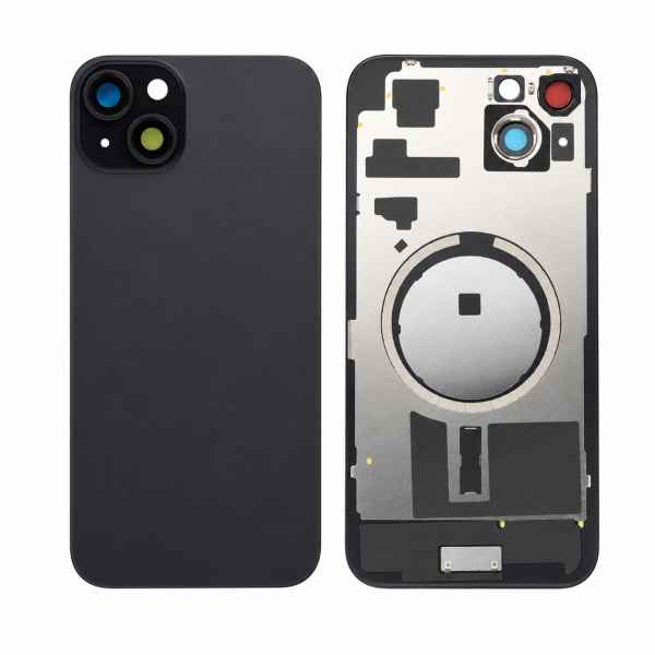 Tapa Trasera con Lente y Soportes iPhone 15 Plus